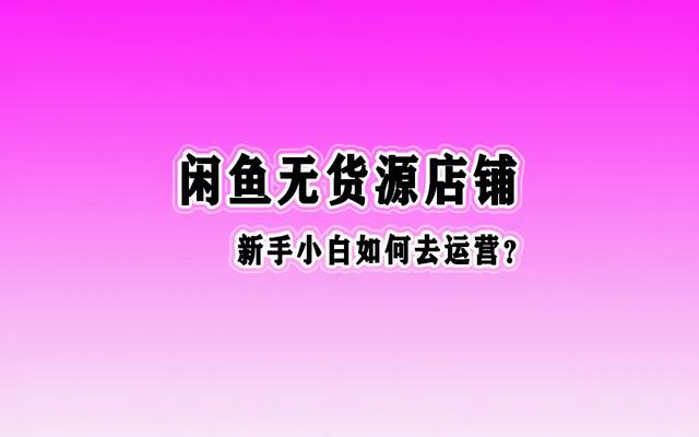 閑魚(yú)無(wú)貨源項(xiàng)目怎么做百家號(hào)，閑魚(yú)的無(wú)貨源賺錢應(yīng)該怎么操作啊_